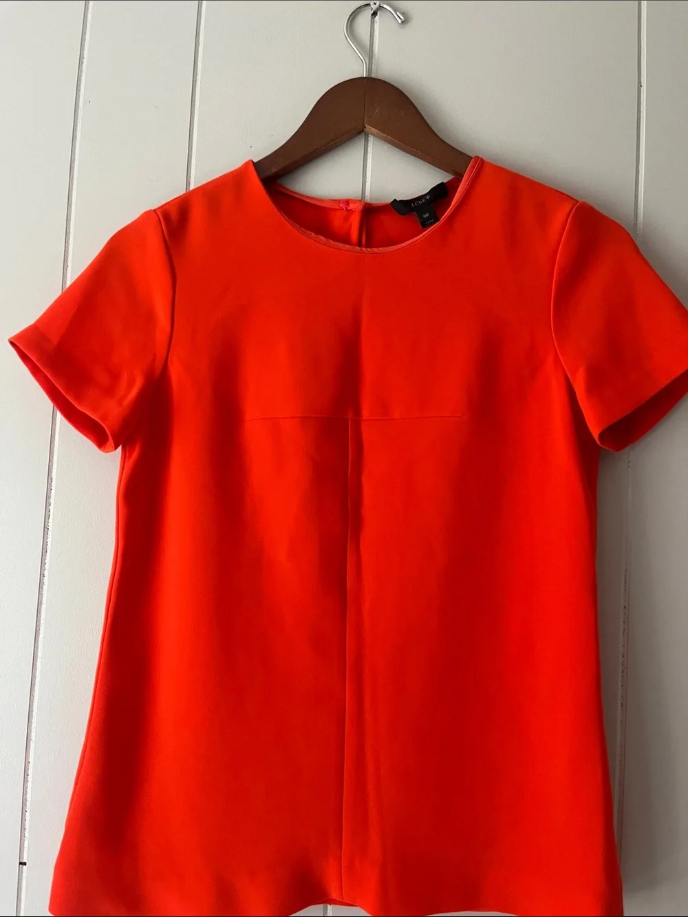 J. Crew Bright Orange Short-Sleeve Top